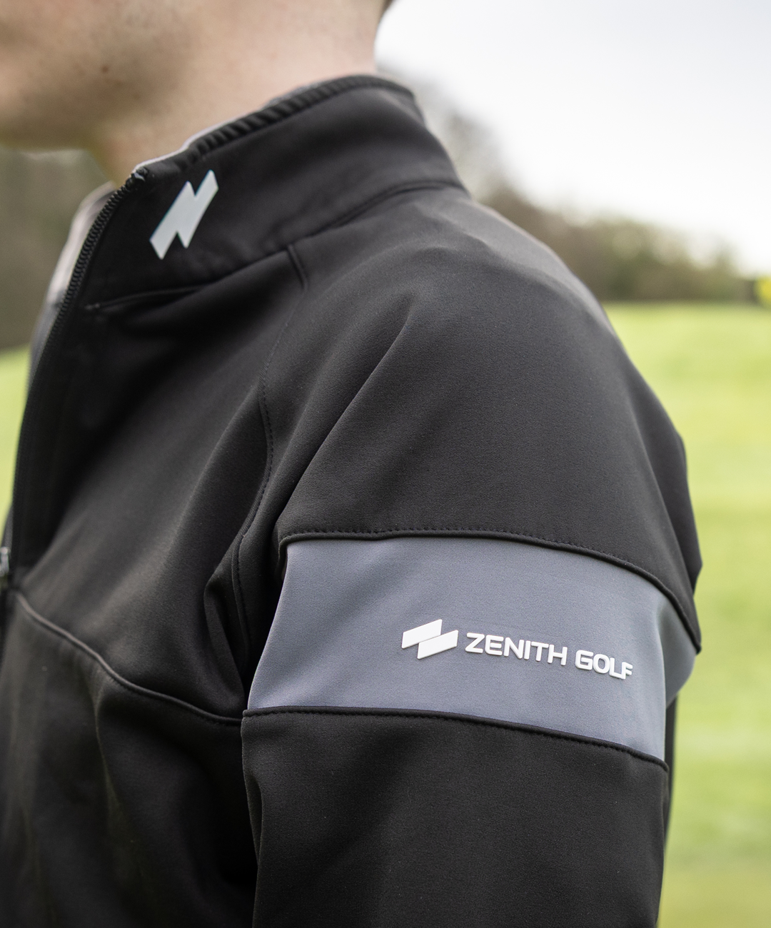 Zenith 1/4 Zip - Jet Black