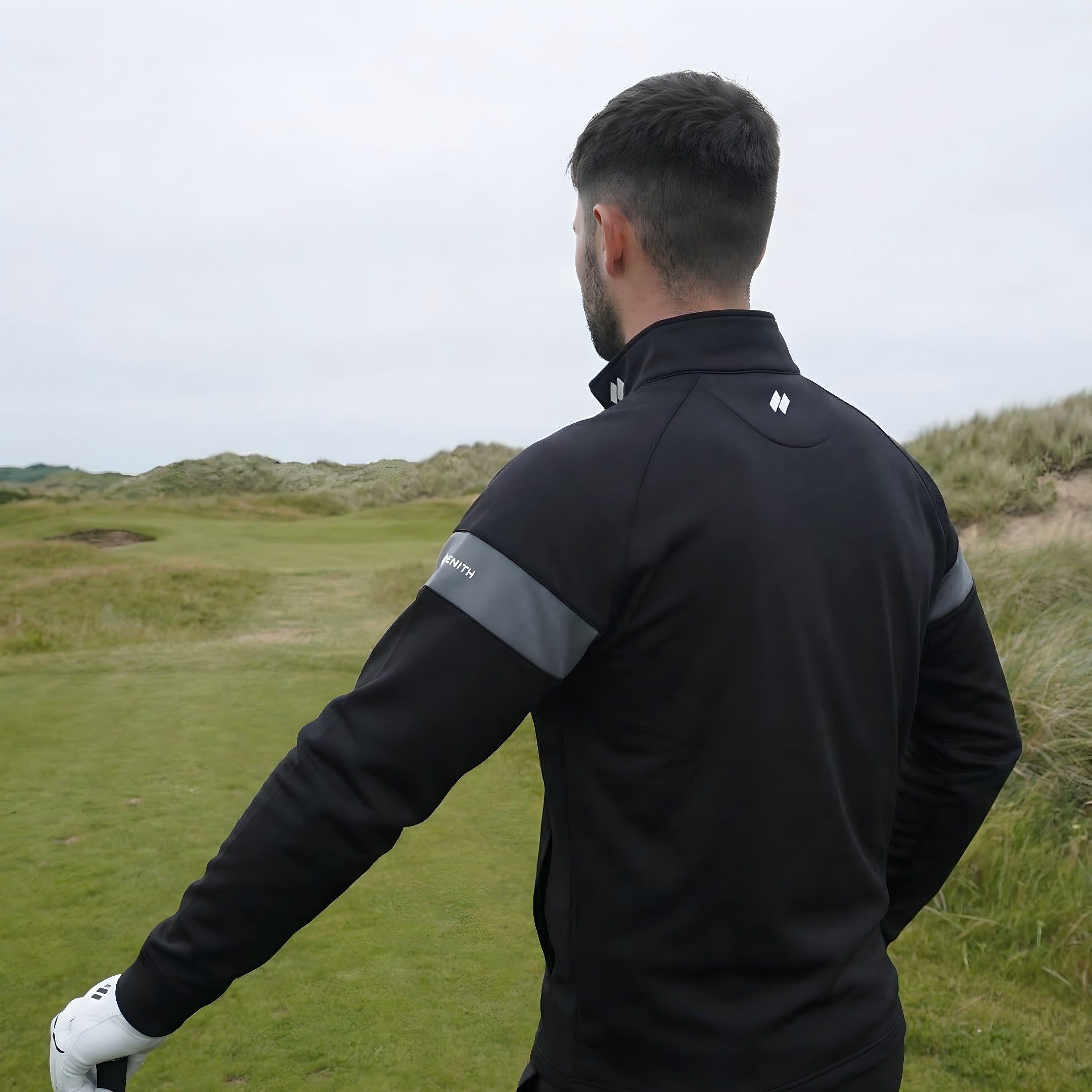 Zenith 1/4 Zip - Jet Black