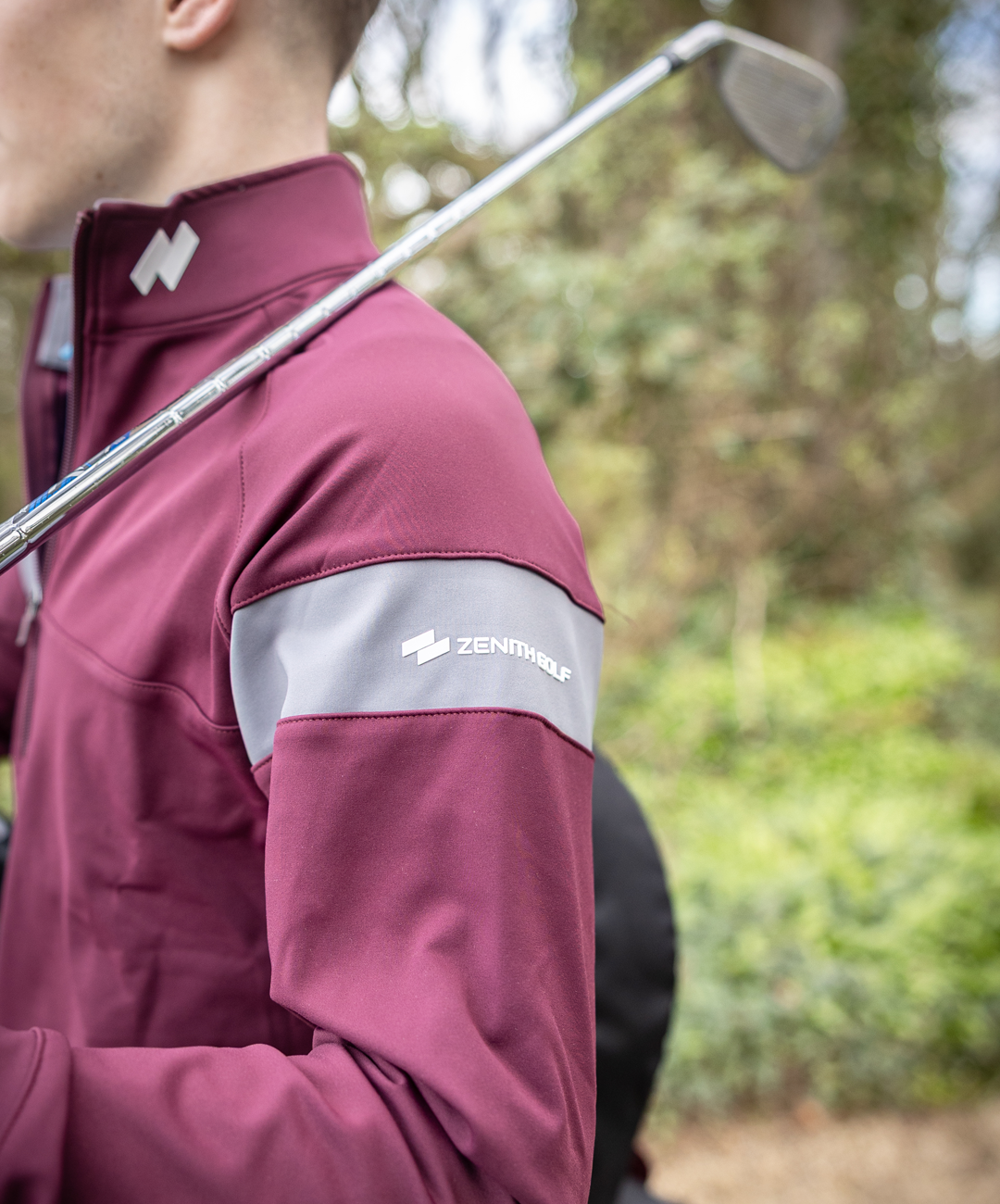 Classic Zenith 1/4 Zip - Burgundy